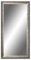 100 x 50 cm, 50 x 100cm Spiegel mit Rahmen, Badezimmerspiegel Antik, Alte Spiegel, Handgefertigte, Stabiler Rückwand, Rahmenleiste: 60 mm breit und 45 mm hoch, Rahmen Farbe: Gold- Silber