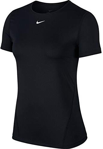 Nike All Over Mesh T-Shirt Femme, Rose (Laser Fuchsia/Black), L