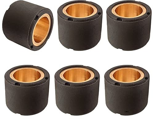 (6x) GALET DE VARIATEUR 15x12MM SCOOTER BOOSTER BWS NITRO AEROX OVETTO STUNT NEOS MOTO MOBYLETTE TENDEUR ROULEAU (3.0g)