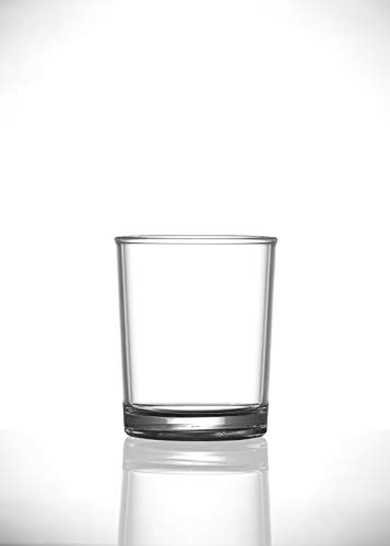 BBP Virtually Unbreakable Polycarbonate Tumbler Elite 8oz Premium Pack of 4