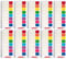 Kores 45121 Pagemarker - Folie, 12 x 45 mm, 10 Päckchen