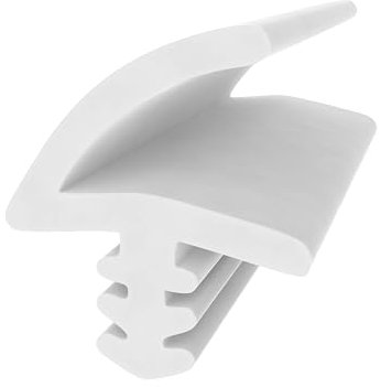 Holzzargendichtung für Zimmertüren - Weiß - 15 Meter - 3 mm Nutbreite - Türdichtung mit 11 mm Falzbreite - Schutz vor Zugluft und Schall - Passgenau für Austausch und Renovierung