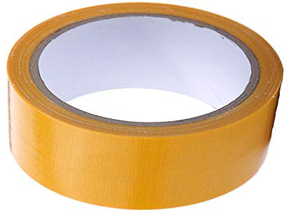 Gewebeklebeband, 10 m Länge, 2 cm Breite, wasserdichtes Klebeband, Mehrzweck-Klebeband für Reparaturen (2 Stück, gelb)