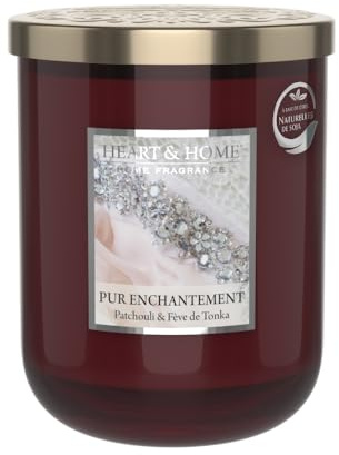 Duftkerze, groß, 340 g, Pur Enchantement Heart & Home