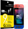 NEW'C 2 Piezas, Protector Pantalla para Nintendo Switch, Cristal templado Antiarañazos, Antihuellas, Sin Burbujas, Dureza 9H, 0.33 mm Ultra Transparente, Ultra Resistente