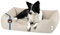 BedDog Hundebett Zara, Hundekissen mit abziehbaren waschbaren Bezug, Hundekorb, Hundesofa, für mittel-große Hunde, L