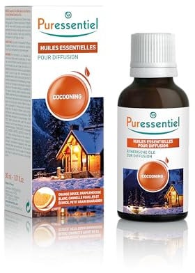 Puressentiel - Duftmischung - Ätherische Öle zur Diffusion - Cocooning - 100% rein und natürlich - Hilft, eine beruhigende Atmosphäre zu schaffen - 30 ml
