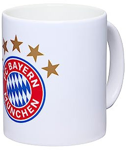 FC Bayern München | Tasse Logo| Weiß