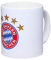 FC Bayern München | Tasse Logo| Weiß