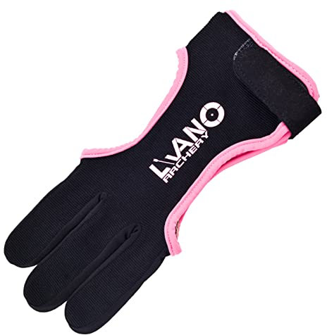 Ruiqas Bogenschießen-Handschuhe, verstellbar, 3-Finger-Schutz, Fingerschutz, Zubehör für Recurve&Compound Bogenschießen