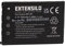 EXTENSILO Akku kompatibel mit Casio Exilim EX-S880, EX-Z11, EX-Z12, EX-Z3, EX-Z4, EX-Z5 Kamera (700mAh, 3,7V, Li-Ion)