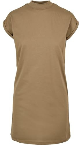 Urban Classics Damen Ladies Turtle Extended Shoulder Dress Kleid, Khaki, 5XL EU