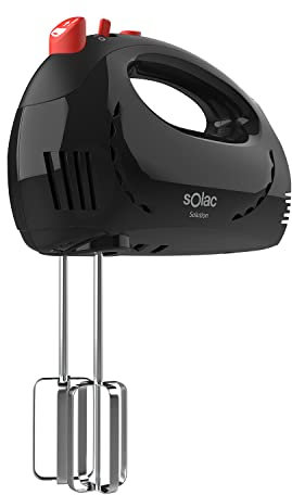 Solac Solution Stabmixer | BA5590 | 300W | 5 Geschwindigkeiten | Turbo-Funktion | 2 Rührbesen und 2 Knethaken | BPA-frei