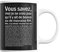 Planetee Mug Femme RH Bonne ou mauvaise | Tasse Noire métier humour
