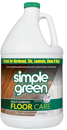 Simple Green Bodenpflege für verschiedene Oberflächen – reinigt Hartholz, Vinyl, Laminat, Fliesen, Beton und anderes Holz – pH-neutraler Bodenreiniger, 3,5 l