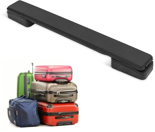 Gepäck Koffer Griff, 20 cm/7,9 Zoll Langlebige Ersatz Kunststoff Zuggriffe Reisekoffer Ergonomische Traktion Griffe für Koffer Box, Gepäckkoffer, Werkzeugkoffer, Schwarz Ersatzgriff für Gepäck (1Pc)