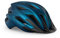 MET Fahrradhelm Crossover, Blau Metallic matt, M, 570013