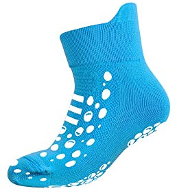 R-EVENGE Pool-Socken für Kinder im Pool und auf nassen Oberflächen, antibakteriell und rutschfest, hellblau, XXS