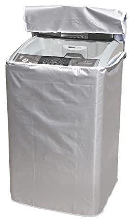 Housse de machine à laver et sèche-linge - Étanche - Anti-poussière - Pour chargement par le dessus - Protection contre la poussière - 58 x 60 x 90 cm