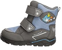 Lurchi Baby-Jungen Kamil-Sympatex Lauflernschuh, Grey Blue, 23 EU Weit