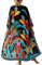YouKD Women's Summer Boho Cardigan Plus Size Dress Beach Coverup Robe Long Kimono One Size Bathrobes
