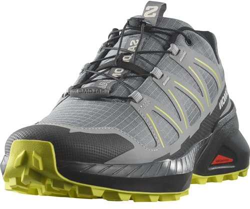 Salomon Speedcross Peak Men's Trail Running Shoes, Precise fit, All-terrain protection , and Active grip, Black, 6.5