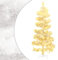 Albero di Natale a Spirale con Base e LED Bianco 150 cm PVCAlbero di Natale Biancaneve Albero di Natale Slim Albero di Natale con luci integrate Adatto per Natale, Capodanno, feste
