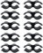 20PCS Double Clips Pipe Clamp Clips, PVC Plastic Shelf Pole Connector Chain Link Fence Panel Clamps Clips Fastener Accessories, Black
