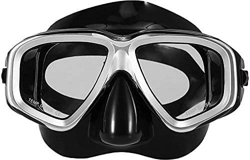 Tauchmasken, Tauchmaske, Unterwasser-Schnorchelmasken, Anti-Fog-Schnorcheln, Schwimmmaske, Glastauchen für Männer und Frauen