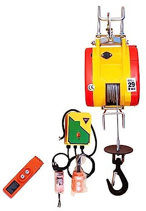 Polipastos eléctricos de potencia 160 kg 30 M Mini polipasto eléctrico Suspensión doméstica Polipasto eléctrico pequeño Elevación Aire acondicionado Grúa Elevación de grúa doméstica (control de cable