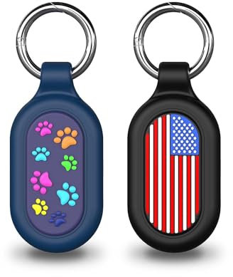 FGERWZ [2 Pack] für Samsung Galaxy SmartTag2 Hülle, Smart Tag2 Hülle Weiches Silikon Rundumschutz & Wasserdicht für Samsung Smart Tag 2 mit Schlüsselring, für Schlüssel, Geldbörse, Gepäck, Haustiere