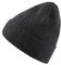 FALKE Unisex Beanie-Mütze Basic Fancy Lambswool U Be Wolle schnelltrocknend warm 1 Stück, Grau Asphalt Melange 3180, OneSize