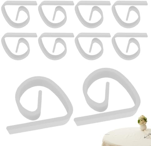 10 Pinces Pour Nappes D'extérieur – Pinces Pour Nappe De Pique-nique | Petites Pinces À Nappe | Clips De Supports De Nappe Antidérapants Pour L'extérieur | Pinces De Table De Pique-nique Portables