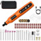 SBR Legacy Mini Cordless Rotary Tool Kit, 5-Speed and USB Charging with 61 Accessories, Multi-Purpose 3.7V Power Rotary Tool for Sanding, Polishing, Drilling, Etching, Engraving, DIY Crafts