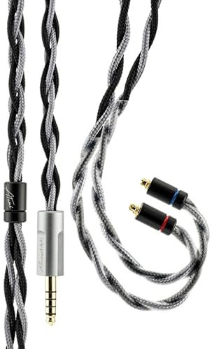 Moondrop Atami Kopfhörer-Upgrade-Kabel mit 4,4 mm voll symmetrischem Stecker ohne Mikrofon (MMCX)