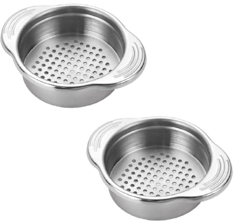 Can Strainer Stainless Steel Tuna Strainer Press Food-Grade Stainless Steel Canning Colander Tuna Press Oil Drainer Filter Can Colander Mess Free Kitchen Tool Pasta Strainers for Canned Bean Vegetable