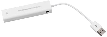 OSALADI Adaptateur USB Ethernet avec Hub USB Ports Carte Réseau LAN Adaptateur Réseau vers Ethernet pour Pc