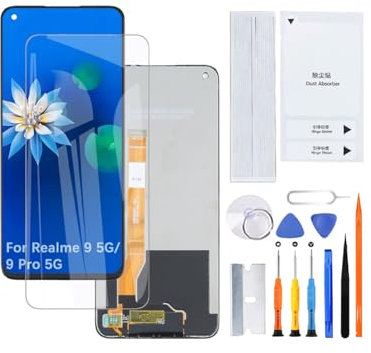H&LYCYJ Pantalla LCD para Realme 9 5G/9 Pro 5G RMX3474 RMX3471 RMX3472 LCD Montaje con kit
