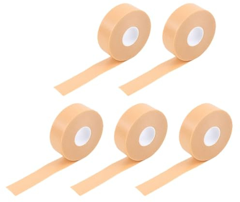 HAMPPLIES Fersenaufkleber zum Schutz vor Blasen und Schuhrutschen aus Synthetischem Material Khaki 5 Rollen Frei Zuschneidbar Rutschfeste Fersenschützer für High Heels
