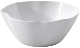 Villeroy & Boch – Pura Müslischale, ca. 15,5 × 15,5 × 6,5 cm, Reinweiß, spülmaschinenfest & mikrowellensicher, fließende Form, Premium Bone Porzellan made in Germany