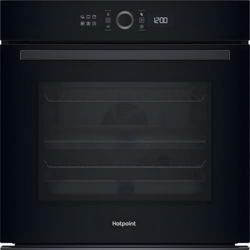 Hotpoint Class 4 HOI4S8PM0BUK Built In Electric Single Oven with Pyrolytic Cleaning - Black - A+ Rated