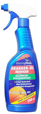 ORANGEN-ÖL REINIGER 750ml Schaumspray Allzweckreiniger Orangenreiniger Fleckentferner Schaumspray Orangenöl Fettlöser 41