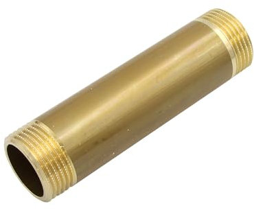 Stabilo-Sanitaer Messing Rohrdoppelnippel 1 Zoll x 120 mm DN25 Rohrnippel Langnippel Gewindefitting Fitting