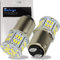 Safego 2 bombillas 1157 BAY15D LED 3014 54SMD lámpara para el respaldo trasero trasero trasero luz de freno blanco 12 V 6500 K