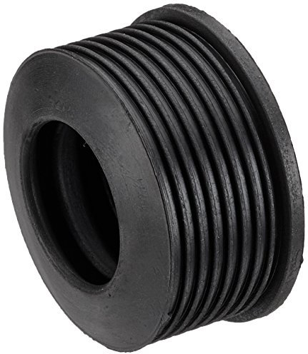 HAAS HT-Nippel für HT-Siphonwinkel | für HTSW 1 1/4 Zoll | Gummi schwarz| 1 Stück