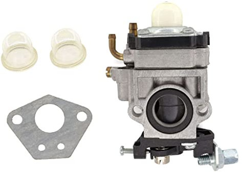 HURI Carburetor for Hyundai HYBC5200 52cc 2-Stroke Petrol Grass Trimmer Brushcutter Carburettor Primer Bulb Gasket