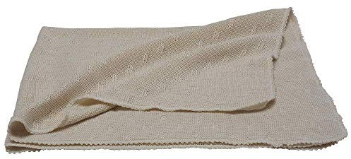 Reiff Baby Wickeltuch Sissi aus 70% Bio Merinowolle Babydecke (natur)