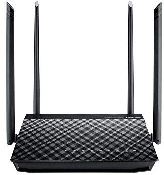 Asus RT-AC57U Dual-band Wireless-AC1200 Gigabit Router 802.11n, 300 Mbps (2.4GHz) USB printer Server / File sharing / 3G & 4G sharing