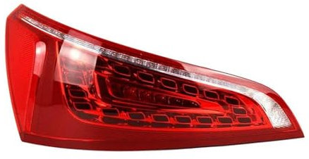 FGAITH Auto Rücklicht Komplettsets für Audi Q5 2010 2011 2012 2013, Auto Rückleuchten Heckleuchte Baugruppe Linke Rechte Rücklichter Gehäuse Ersatz Zubehör,A/Left