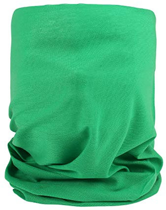 Halstuch Schlauchschal Damen Multifunktionstuch Schutz Herren Design Atmungsaktiv Sport Rundschal Motorrad Tuch Loop (grün)